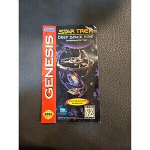 Sega Genesis Star Trek Deep Space Nine Crossroads of Time Manual Only
